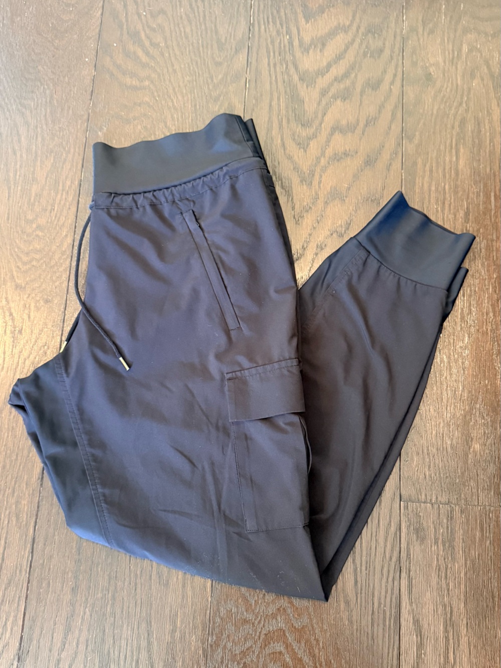 Athleta Black Cargo Joggers
